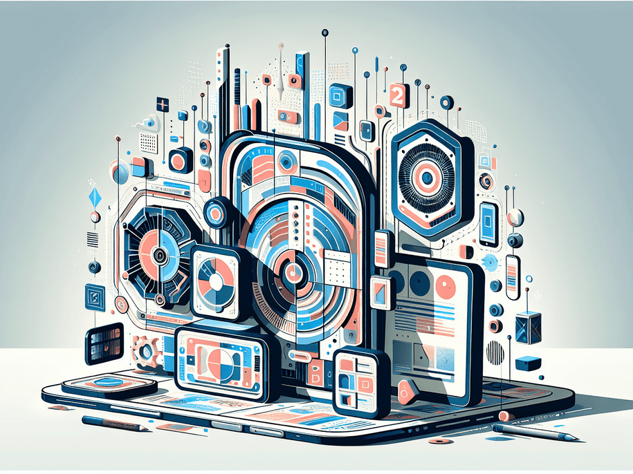 A professional abstract illustration representing the concept of Platform Evolution Drives Practical Implementation in Adv...