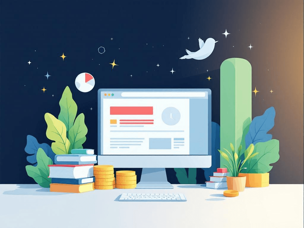 A professional abstract illustration representing the concept of Where the Money Actually Moved in 2023 in Advertising Trends