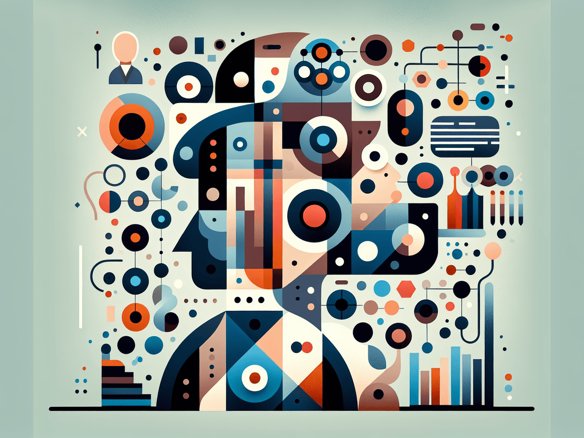 A professional abstract illustration representing the concept of Issues Identified in Marketing Strategy