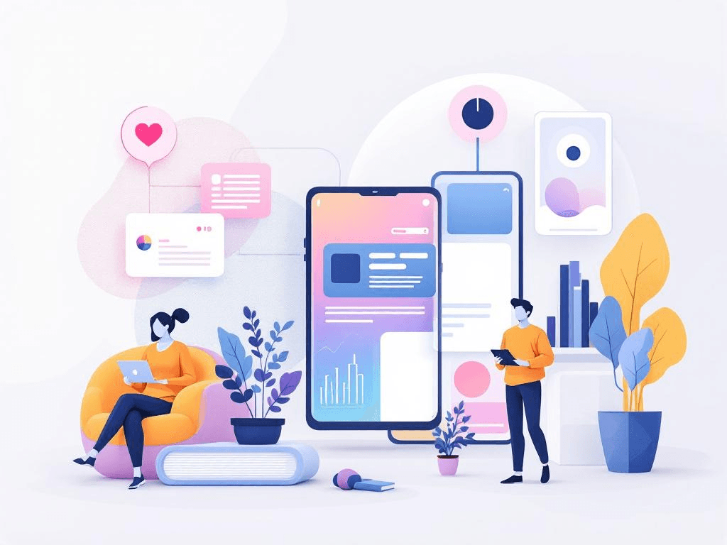 A professional abstract illustration representing the concept of TikTok: Maturing Fast, But the Window Isn't Closed in Adv...