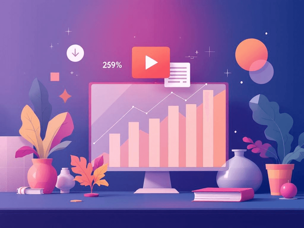A professional abstract illustration representing the concept of What the Market-Level Statistics Actually Show in Adverti...